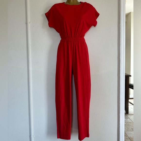 Saint Germain Pants - Red vintage jumpsuit by Saint Germain Paris